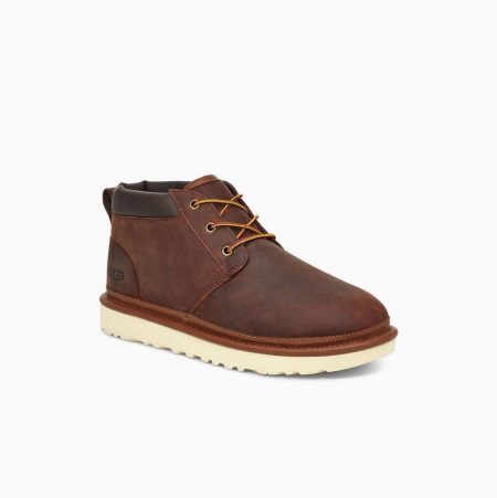 UGG Neumel Utility Brown Lace-up Boots for Men (PTBJ32901)